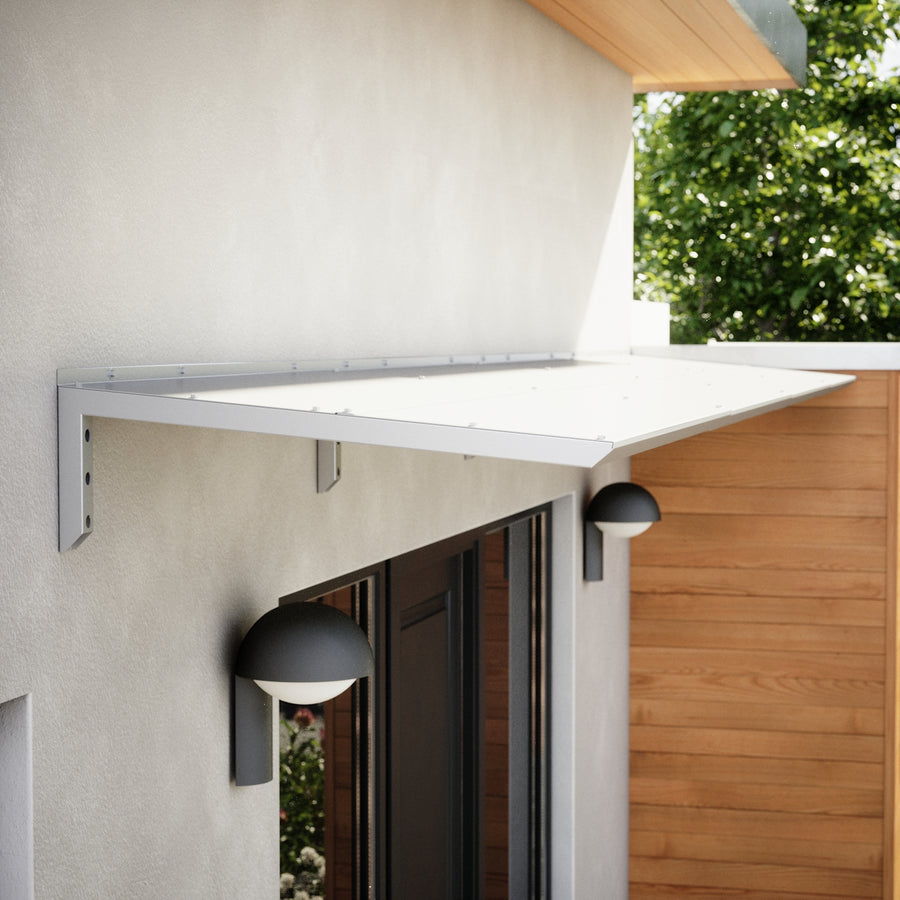 MODERN Eingangsüberdachung, L520 x B85 x H27,5 cm, grau