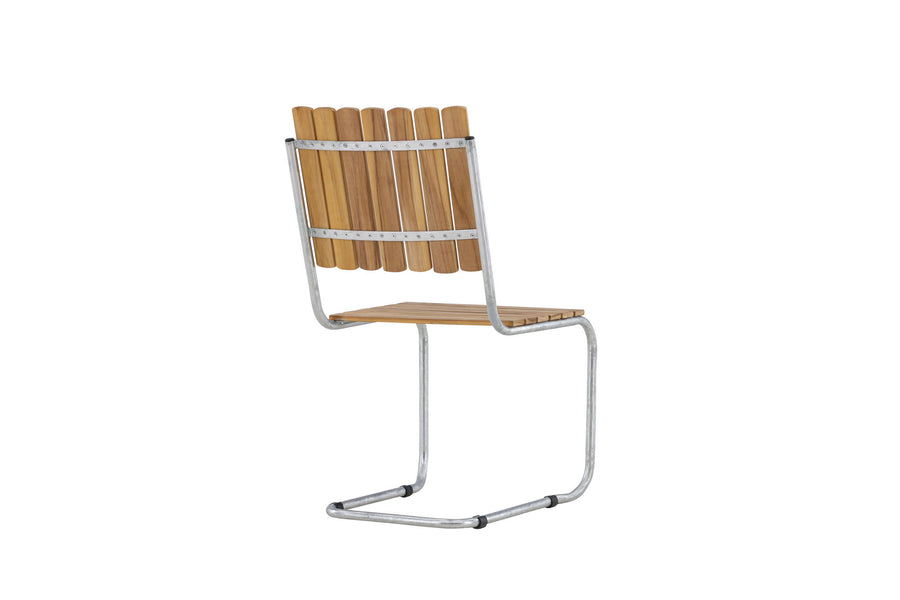 Holmsund Essstuhl - Zink - / Teak