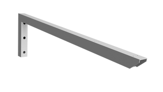 MODERN Eingangsüberdachung, L520 x B85 x H27,5 cm, grau