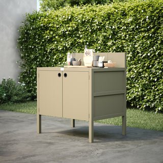 Sonderpreis UMAMI Außenküche Modul 1 + 2 inkl. Abdeckung, beige