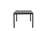 Togo Esstisch 200*100 - schwarz / Teak