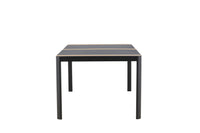 Togo Esstisch 200*100 - schwarz / Teak