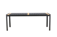 Togo Esstisch 200*100 - schwarz / Teak