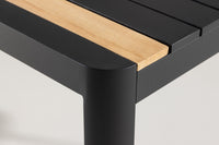 Togo Esstisch 200*100 - schwarz / Teak