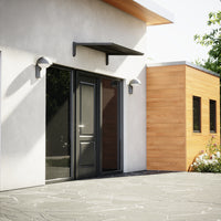 MODERN Eingangsüberdachung, L100 x B85 x H27,5 cm, schwarz