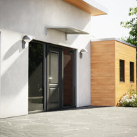 MODERN Eingangsüberdachung, L130 x B85 x H27,5 cm, grau