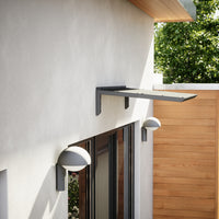 MODERN Eingangsüberdachung, L100 x B85 x H27,5 cm, schwarz