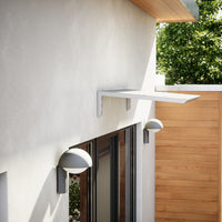 MODERN Eingangsüberdachung, L130 x B85 x H27,5 cm, grau