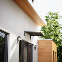 MODERN Eingangsüberdachung, L100 x B85 x H27,5 cm, schwarz