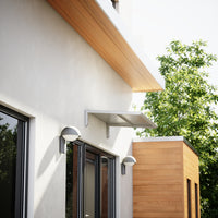 MODERN Eingangsüberdachung, L130 x B85 x H27,5 cm, grau