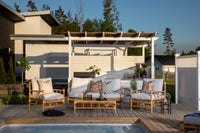 CANE Sessel natur/hellgrau