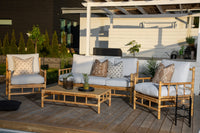 CANE Sessel natur/hellgrau