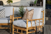 CANE Sessel natur/hellgrau