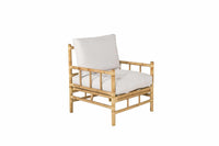 CANE Sessel natur/hellgrau