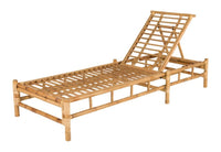 CANE Sonnenliege natur/hellgrau