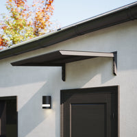 MODERN Eingangsüberdachung, L100 x B85 x H27,5 cm, schwarz