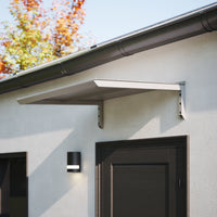 MODERN Eingangsüberdachung, L100 x B85 x H27,5 cm, grau