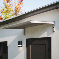 MODERN Eingangsüberdachung, L130 x B85 x H27,5 cm, grau
