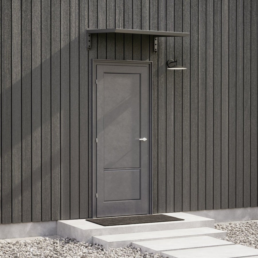 MODERN Eingangsdach, 100 cm, schwarz