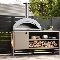 Pizzaiolo ved + Zubehör + Umami Modul 3, beige / rostfrei