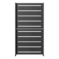 RAMA Sichtschutz 1 Sektion hoch, schwarz, L80 x D30 x H153 cm