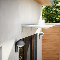 MODERN Eingangsüberdachung, L260 x B85 x H27,5 cm, grau