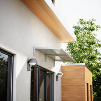 MODERN Eingangsüberdachung, L260 x B85 x H27,5 cm, grau