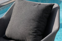 SPOGA Sofagruppe mit Couchtisch schwarz/grau