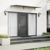 MODERN Eingangsüberdachung, L260 x B85 x H27,5 cm, grau