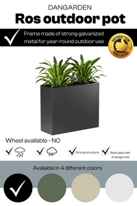 ROS Außenblumentöpfe 4er-Pack