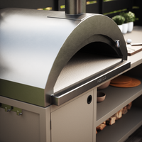 UMAMI Außenküchenpaket, Spülenmodul, Eckmodul, Modul 3, beige