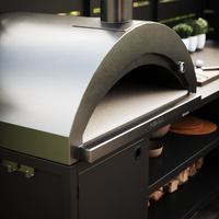 UMAMI Außenküchenpaket, Spülenmodul, Eckmodul, Modul 3, schwarz