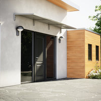 MODERN Eingangsüberdachung, L300 x B85 x H27,5 cm, grau