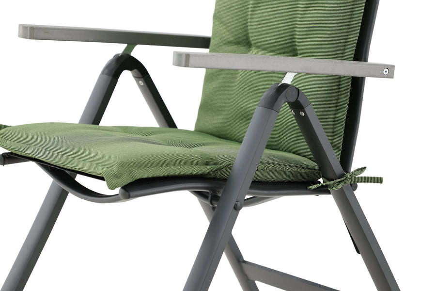Olive Polster 5-fach verstellbar 6er-Pack 