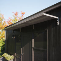 MODERN Eingangsüberdachung, L390 x B85 x H27,5 cm, grau