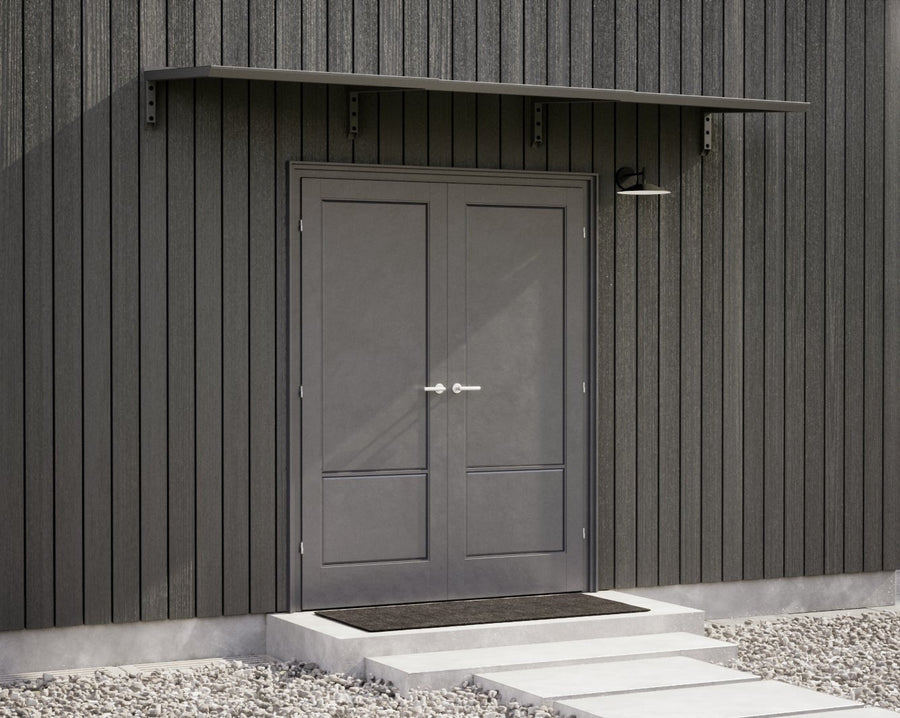 MODERN Eingangsdach, 300 cm, schwarz