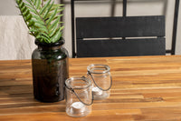 Bois Esstisch 200*100 - schwarz / Akazie + Levels Essstuhl - schwarz