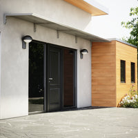 MODERN Eingangsüberdachung, L400 x B85 x H27,5 cm, grau