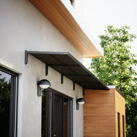 MODERN Eingangsüberdachung, L520 x B85 x H27,5 cm, schwarz