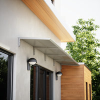 MODERN Eingangsüberdachung, L400 x B85 x H27,5 cm, grau