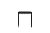 Borneo Café-Tisch Aluminium - schwarz / quadratisch 70*70*