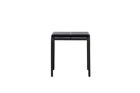 Borneo Café-Tisch Aluminium - schwarz / quadratisch 70*70*