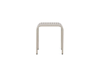 Borneo Café-Tisch Aluminium - beige / quadratisch 70*70*