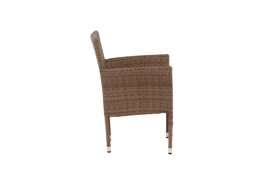 Malina Essstuhl 2er-Pack - natur / beige