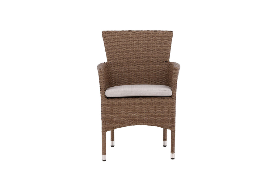 Malina Essstuhl 2er-Pack - natur / beige