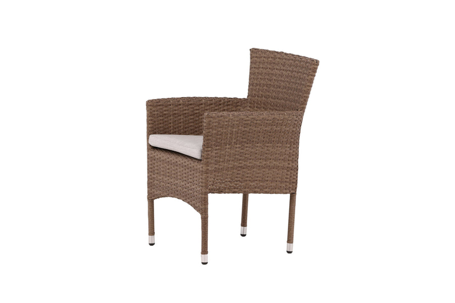 Malina Essstuhl 2er-Pack - natur / beige