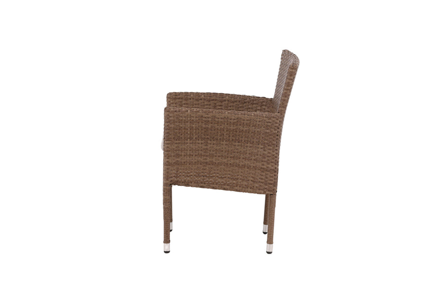 Malina Essstuhl 2er-Pack - natur / beige