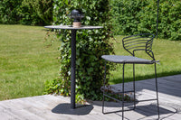 Milano Bar Tisch Metall - schwarz / rund ø70