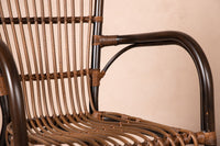 Galera Essstuhl - braun / alu