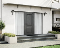 MODERN Eingangsüberdachung, L520 x B85 x H27,5 cm, grau